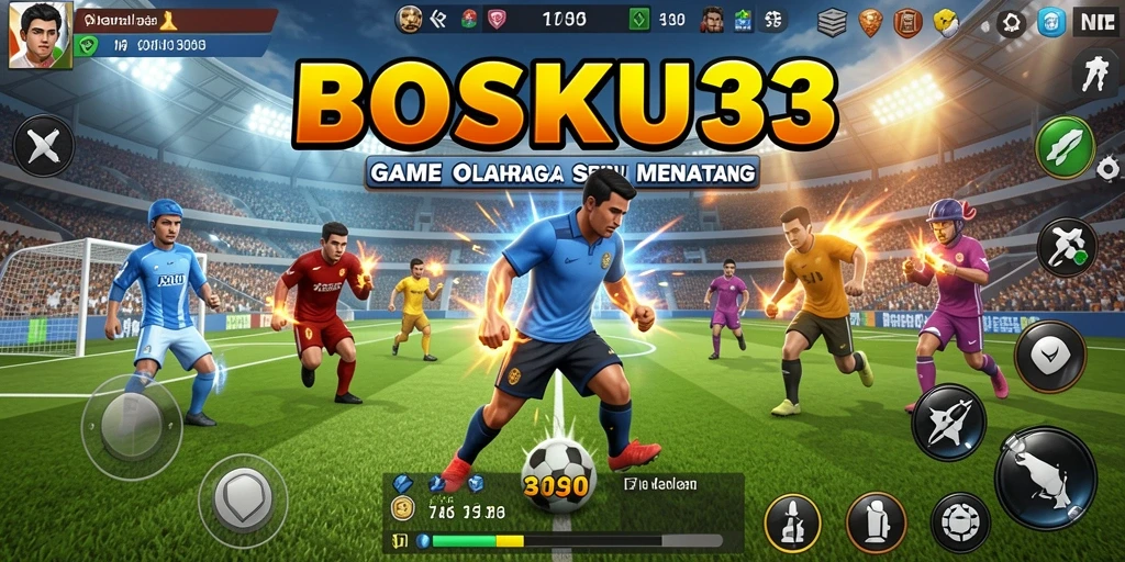 Tampilan menarik gameplay olahraga seru di BOSKU33.