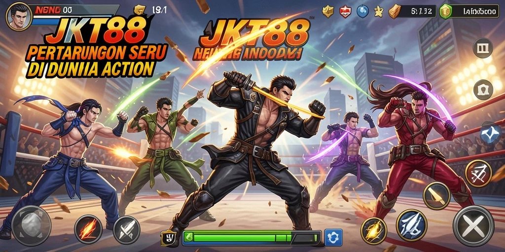 Menampilkan aksi seru dalam gameplay JKT88 yang menegangkan.