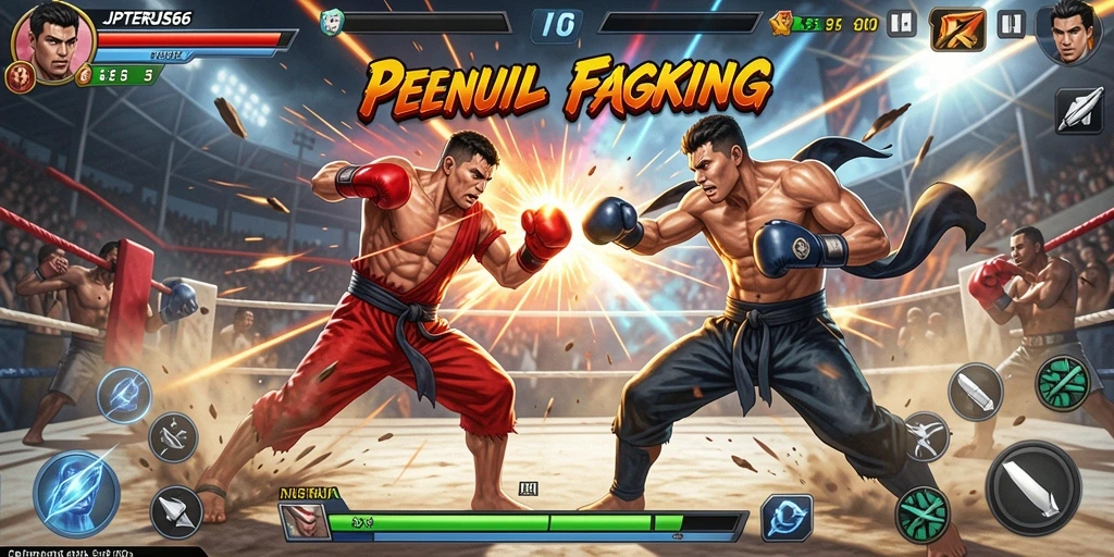 Tampilan gameplay menarik dan penuh aksi dalam JPTERUS66.