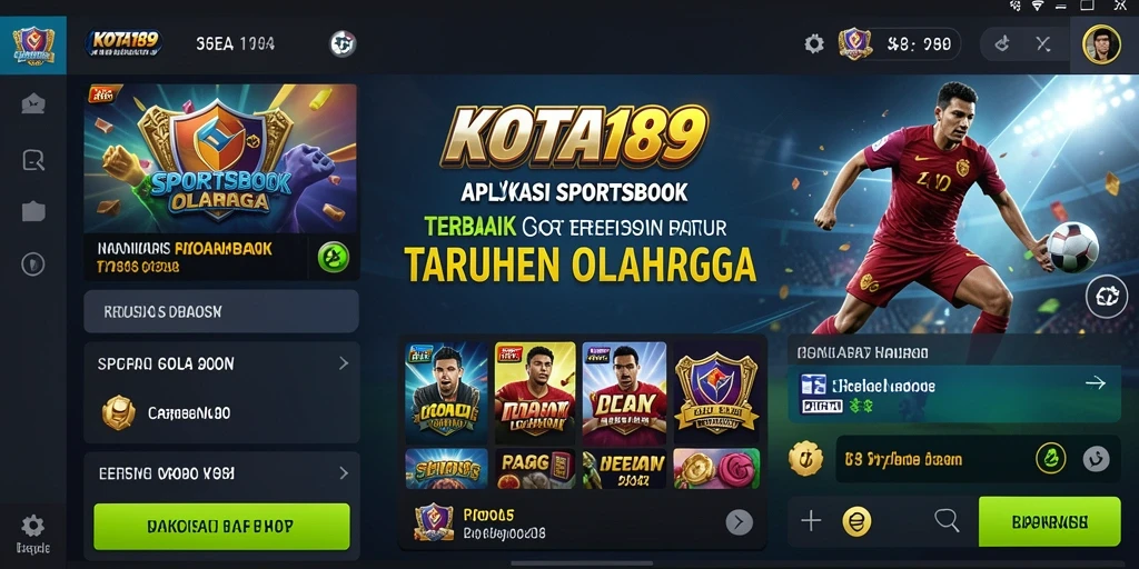 Screenshot KOTA189 menampilkan aktivitas taruhan olahraga yang menarik.