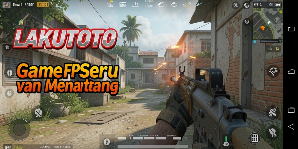 Screenshot gameplay LAKUTOTO menampilkan aksi tembak-menembak yang intens.