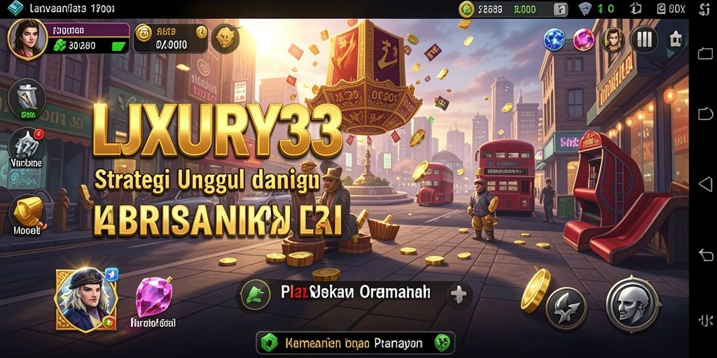 Tampilan grafis menakjubkan dari gameplay LUXURY333.