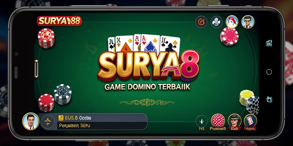 Tampilan gameplay seru dalam SURYA88 yang memikat para pemain domino.