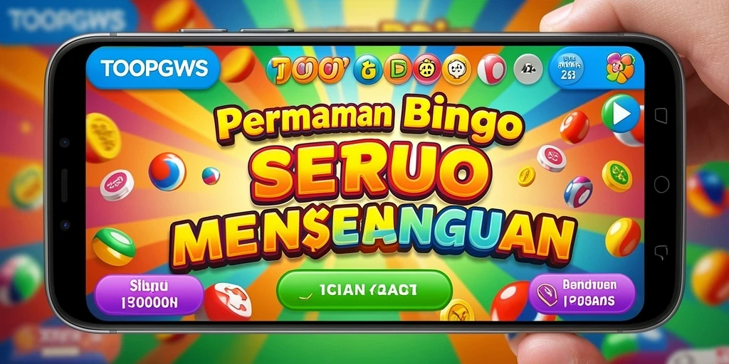 Tampilan seru dari gameplay Bingo di TOOPGWS.