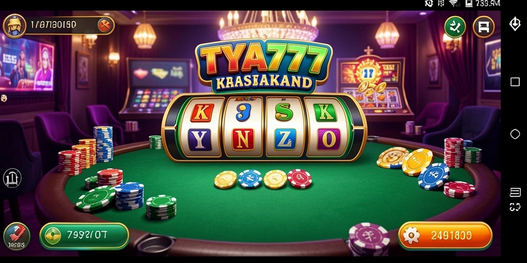 Screenshot utama TYA777 menampilkan gameplay mendebarkan dari permainan Kasino.